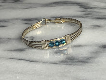 Load image into Gallery viewer, Baby Bracelet with 3 Birthstones or 3 Pearls
